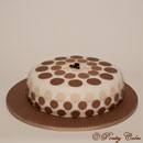 cake with dots