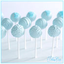 Cake pops baby shower garçon