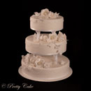 white wedding cake