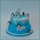 penguin cake