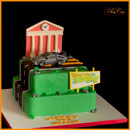 Back to the Future cake