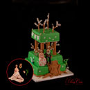 wedding cake tree and numbers
