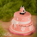 baby cake with cow