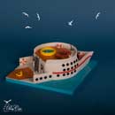 Cruise ship cake