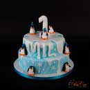 penguin cake