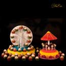 Ferris wheel cupcakes